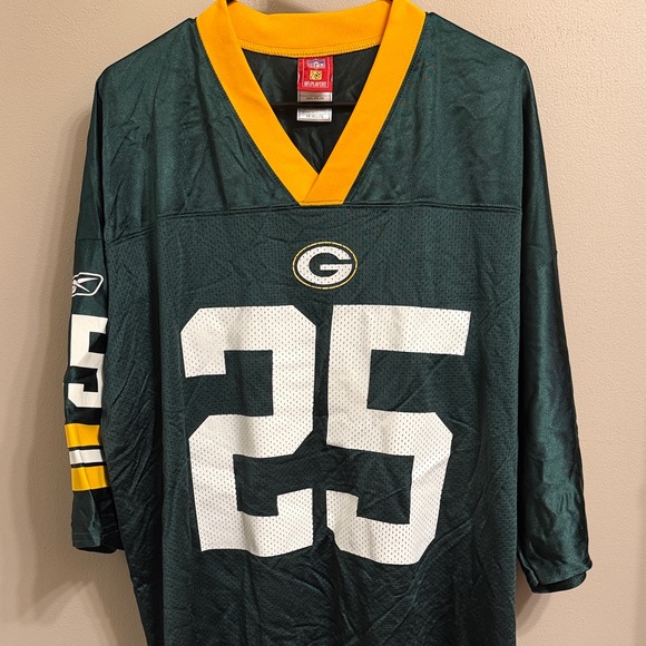 Reebok Other - NFL Green Bay Packers Ryan Grant authentic Reebok NFL jersey number 25 Size 2XL
